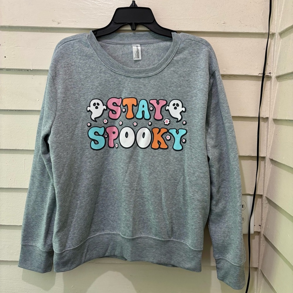 🔥5 for $25🔥 Stay Spooky Pastel Goth Ghost Autumnal Sweatshirt